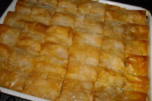 Тиквеник с локум и захарен сироп