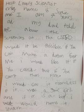 Трогателното писмо на едно 7-годишно момиченце