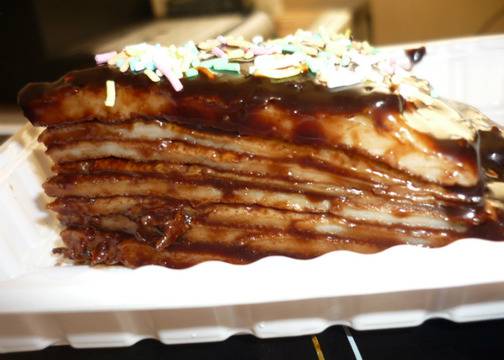 Палачинкова торта с шоколадов крем