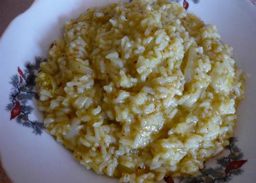 Пържен ориз в сладко кисел сос и кимион