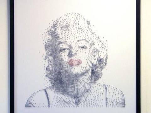 Невероятни картини, направени от гвоздеи