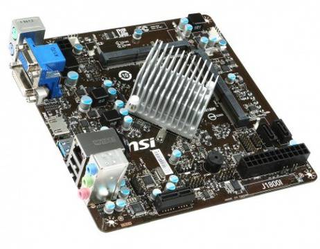 MSI J1800i: евтина дънна платка с вграден процесор Intel Celeron J1800 (Bay Trail)