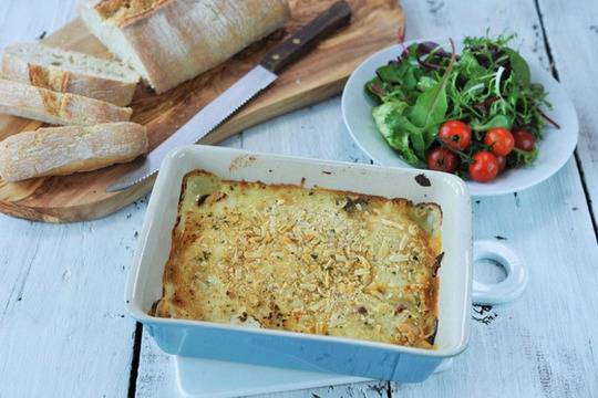 Свинско филе с грах