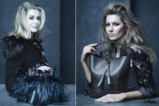 Какви чанти носят София Копола, Катрин Деньов и Жизел Бюндхен?