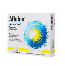 Афлубин 12таблетки при грип и простуда