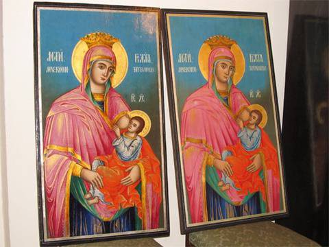 Чудотворната икона на кърмеща Богородица влиза в църковен музей