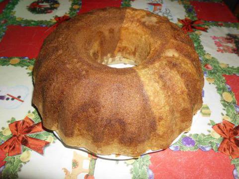 Двуцветен кекс