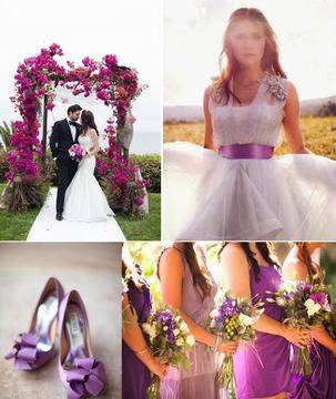 Тематичната сватба: Нещо лилаво