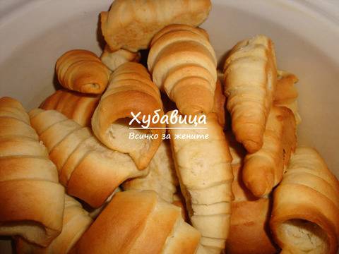 Домашни фунийки с крем ванилия