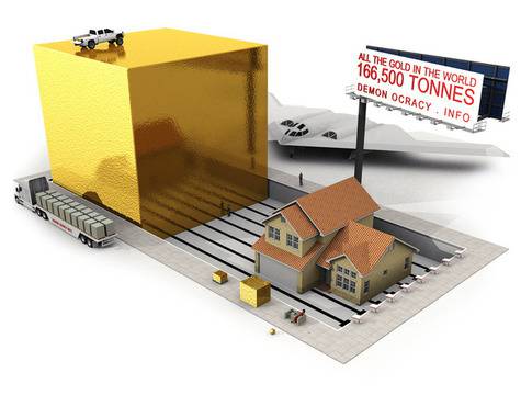 Ето така изглежда всичкото злато на света