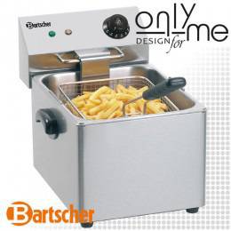 Професионален електрически фритюрник 8 литра от неръждавейка Bartscher
