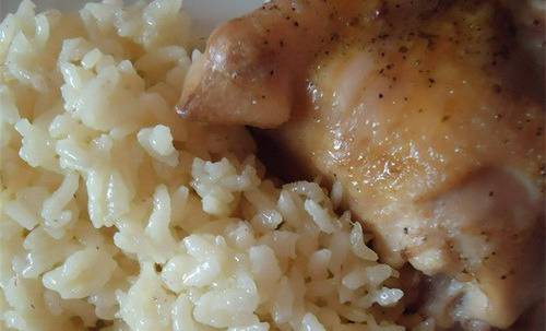 Пиле с ориз