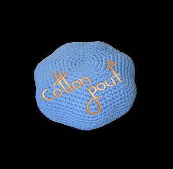 ръчно плетени пуф-табуретки