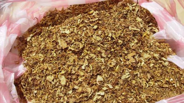 Нарязан контрабанден тютюн