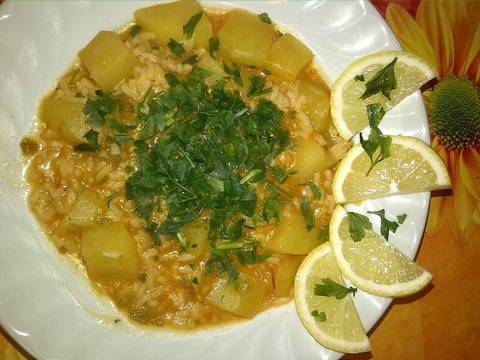 Яхния от праз и картофи