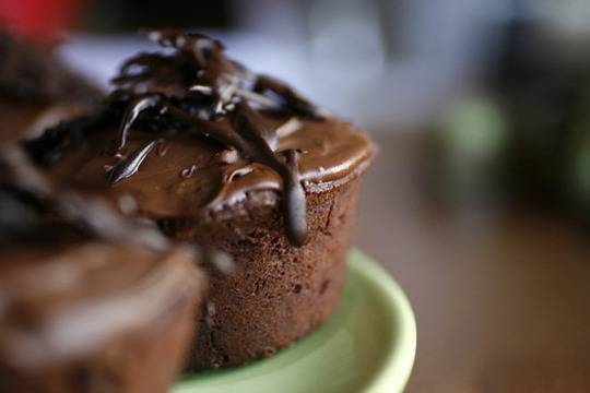 Шоколадови мъфини с шоколад