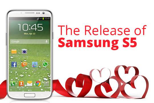 The release of Samsung Galaxy S5