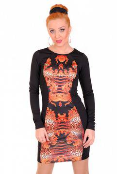 Рокля с дълъг ръкав