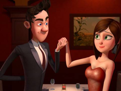 Фантастична анимация разкрива какво се случва с нас по време на първа среща (Видео)