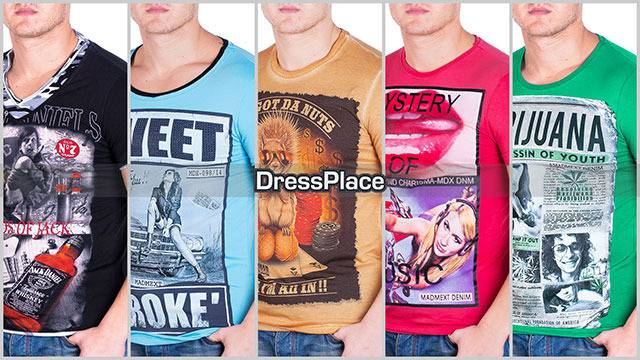Мъжки тениски от DressPlace