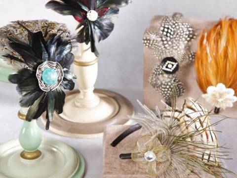 Как да си направите красива диадема с пера