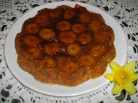 Карамелен сладкиш с банани