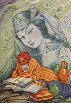 Исфахан: Омар Хаям, Петъчната джамия и кервансараят