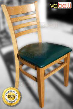 Стол АЛДО от масив с ЕКО кожа