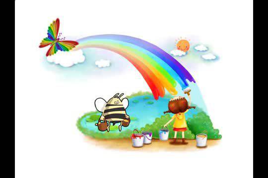 Дъга – Детска песничка за Пролетта
