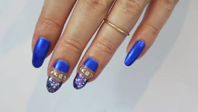 Фънки маникюр в синьо видяна 1409 коментари 0
