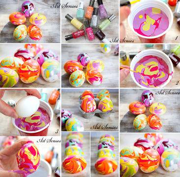 Атрактивна украса на великденски яйца