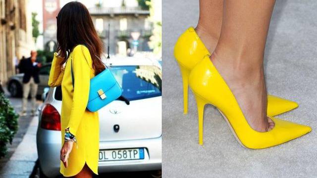 Пролетни тенденции: Очарователни визии с жълти обувки