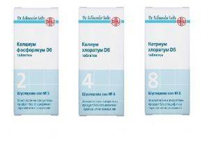 ШУСЛЕРОВИ СОЛИ ЗА ОБРАЗУВАНЕ НА КЪРМА /КОМБИНАЦИЯ/ ТАБЛ. 3 Х 80