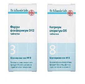 ШУСЛЕРОВИ СОЛИ ПРИ СЕННА ХРЕМА /КОМБИНАЦИЯ/ ТАБЛ. 2 Х 80