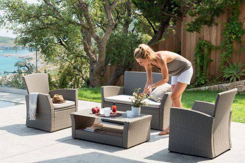 комплект Бора Бора висококачествен синтетичен ратан