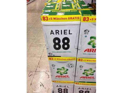 Изтеглиха от пазара прах за пране заради неонацистки поздрав