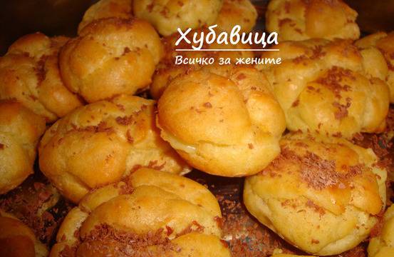Еклери с домашен крем