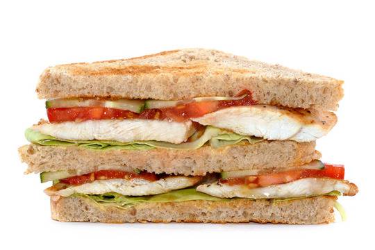 Клуб сандвич с пиле