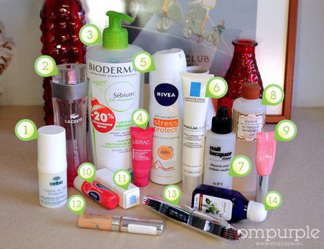 Празни опаковки и продукти за коша