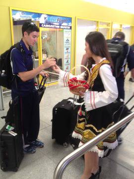 Мис Национален отбор посрещна тима на САЩ