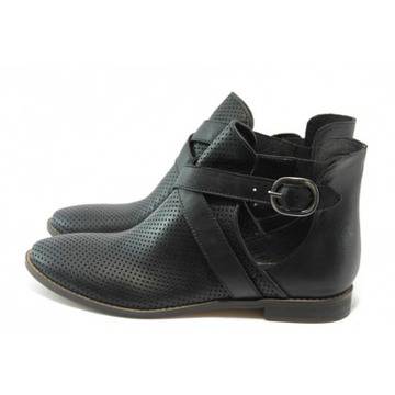 Летни дамски боти черни ГО 0421 черниKP