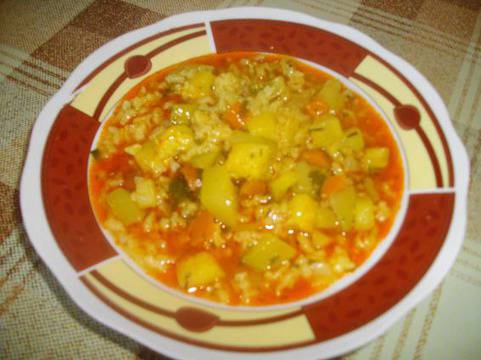 Тиквички с ориз