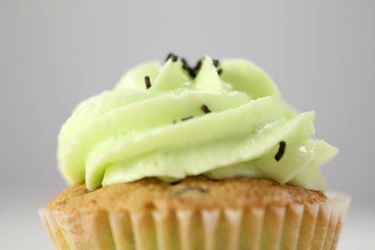 Мъфини с ментов крем