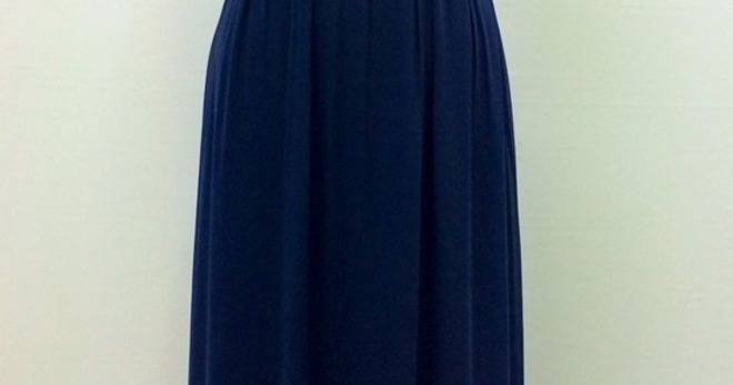 Бална Дълга Тъмносиня Рокля Шифон Кристали