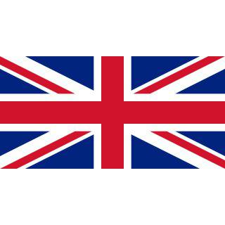 Знаме на Великобритания, с пръчка, 50 x 80 см