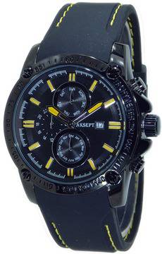 Мъжки аналогов часовник AKSEPT A-2021-4 с кварцов механизъм. Silicone