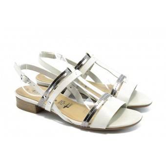 Дамски сандали на нисък ток Tamaris 28179 бяла