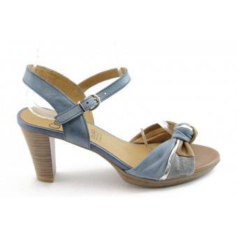 Дамски сандали на ток Caprice 28302 синьо ANTISHOKK