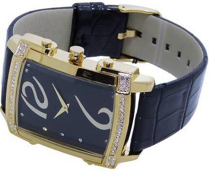 Дамски аналогов часовник AKSEPT A-2022-3 с кварцов механизъм. Leather