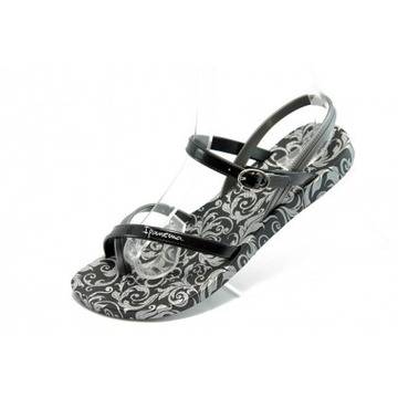 Дамски сандали в черно и сиво Ipanema 81193 черно-сивиKP